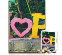 1000 Piece Jigsaws for Teenagers Puzzle Hope And Love Educational Family Game Enhance Memory Birthday Gifts Size 38x26cm