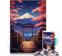 1000 Piece Jigsaws for teenagers Puzzle Japanese Fantasy Gate Help the brain exercise addictive toys to cultivate patience 38x52cm Artwork for and Age 14