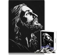 1000 Piece Jigsaws for Teenagers Puzzle Jesus Christ Portrait Educational Games Precision Cutting Anti-Stress Toys Size 38x52cm