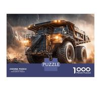 1000 Piece Jigsaws for Teenagers Puzzle Large Mining Dump Truck Puzzles for Adults Toy Wall Decor Perfect Decoration Difficult And Challenge 70x50cm/1000pcs