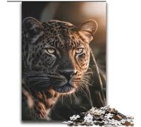 1000 Piece Jigsaws for Teenagers Puzzle Leopard in Natural Light Challenging Game Toys Perfect Decoration Gift For Birthdays (size 38x52cm)