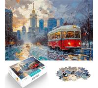 1000 Piece Jigsaws for teenagers Puzzle London Bus Travel Schwierig und herausfordernd Geschenkideen38x26cm