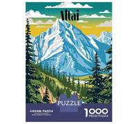 1000 Piece Jigsaws for Teenagers Puzzle Majestic Altai Adult Jigsaw Hands-on Game Pattern Assembly for Is Ideal As A Gift 52x38cm/1000pcs