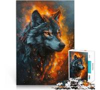1000 Piece Jigsaws for teenagers Puzzle Majestic Gray Wolf Help the brain exercise addictive toys to cultivate patience 50x75cm Home Decoration for and Age 14