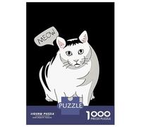 1000 Piece Jigsaws for Teenagers Puzzle Meow Meme Adult Puzzles Toy Wall Decor A Work of Art Difficult And Challenge 38x26cm/1000pcs