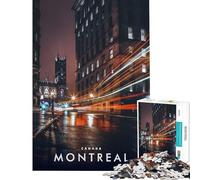 1000 Piece Jigsaws for Teenagers Puzzle Montreal Canada Toy Intellectual Game Relaxing Games Family Activities Secret Santa Gifts (size 38x26cm)