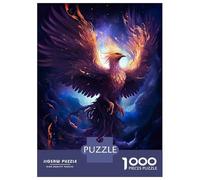 1000 Piece Jigsaws for Teenagers Puzzle Mystical Phoenix Bird Puzzles for Adults Toy Wall Decor Perfect Decoration Difficult And Challenge 52x38cm/1000pcs