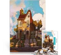 1000 Piece Jigsaws for teenagers Puzzle Old house Geschenke zum Suchbegriff: "Herausfordernde Spiele" Für Paare geeignet38x26cm