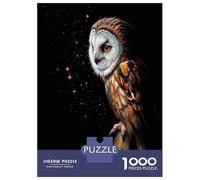 1000 Piece Jigsaws for Teenagers Puzzle Owl Wall Art Print Adult Jigsaw Hands-on Game Pattern Assembly for Is Ideal As A Gift 52x38cm/1000pcs