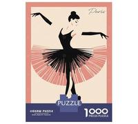 1000 Piece Jigsaws for Teenagers Puzzle Paris Ballet Dancer Jigsaws for Adults Family Game Presents for Women Difficult And Challenge 52x38cm/1000pcs