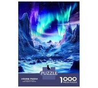 1000 Piece Jigsaws for Teenagers Puzzle Penguin Under Aurora Borealis Jigsaw for Adults Relaxing Games Precision Cutting Difficult And Challenge 70x50cm/1000pcs