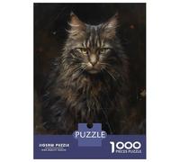1000 Piece Jigsaws for Teenagers Puzzle Persian Cat Imaginary Puzzle for Adults Brain Teaser Game Birthday Present Parent-child Interaction 70x50cm/1000pcs