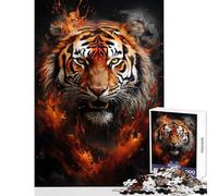 1000 Piece Jigsaws for Teenagers Puzzle Powder Splash Tiger 1000 Piece Jigsaw Relax Games Great Gifts And Toys Precision Cutting (38x52cm)