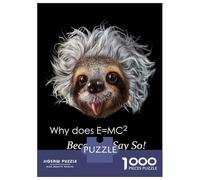 1000 Piece Jigsaws for Teenagers Puzzle Professor Sloth Puzzles for Adults Family Games Wall Art Difficult And Challenge 52x38cm/1000pcs