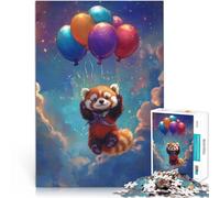 1000 Piece Jigsaws for teenagers Puzzle Red Panda Space Ride Spielspielzeug denn eignet sich ideal als Geschenk für die ganze Familie52x38cm