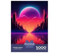 1000 Piece Jigsaws for Teenagers Puzzle Retrowave Chroma Dreams Adult Puzzles Toy Wall Decor A Work of Art Difficult And Challenge 38x26cm/1000pcs