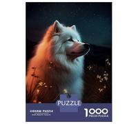 1000 Piece Jigsaws for Teenagers Puzzle Samoyed Dogs Adult Puzzles Toy Wall Decor A Work of Art Difficult And Challenge 70x50cm/1000pcs