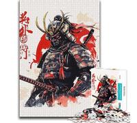 1000 Piece Jigsaws for Teenagers Puzzle Samurai Warrior Art Educational Family Game Birthday Present Gifts Ideas (38x52cm)