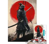 1000 Piece Jigsaws for Teenagers Puzzle Samurai Warrior Help The Brain Exercise Difficult Challenge Relax Games for Ages 14 And over (38x52cm)