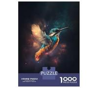 1000 Piece Jigsaws for Teenagers Puzzle Space Kingfisher Adult Jigsaw Hands-on Game Pattern Assembly for Is Ideal As A Gift 52x38cm/1000pcs