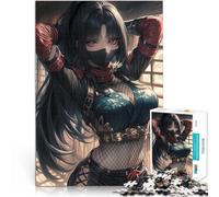 1000 Piece Jigsaws for teenagers Puzzle Stealthy Ninja Warrior Präzisionsschnitt Geburtstagsgeschenk, Geschenke52x38cm