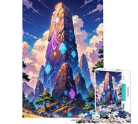 1000 Piece Jigsaws for Teenagers Puzzle Stones Enveloped with Runes for Birthday, Chrismas A Work of Art Relaxing Games for And from 14 Years And over (38x26cm)