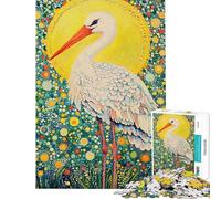 1000 Piece Jigsaws for Teenagers Puzzle Stork in Colorful Dreams 1000 Piece Jigsaw Relax Games Great Gifts And Toys Precision Cutting (Size 38x26cm)
