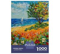 1000 Piece Jigsaws for Teenagers Puzzle Summer in Full Bloom Jigsaw for Adults Relaxing Games Precision Cutting Difficult And Challenge 38x26cm/1000pcs
