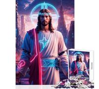 1000 Piece Jigsaws for Teenagers Puzzle Techno Messiah Educational Toy Gift For Birthdays Impossible Game Difficult And Challenge Size 38x52cm