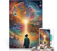 1000 Piece Jigsaws for teenagers Puzzle The City Beyond Stressabbau-Spielzeug Geburtstagsgeschenk, Geschenke38x26cm