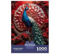1000 Piece Jigsaws for Teenagers Puzzle The Peacock in Bloom Puzzles for Adults Family Games Wall Art Difficult And Challenge 70x50cm/1000pcs