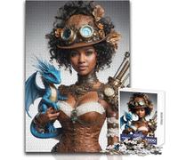 1000 Piece Jigsaws for Teenagers Puzzle The Steampunk Enchantress Enhance Memory Practical Game for 14+ Puzzle Game Offered (size 38x52cm)
