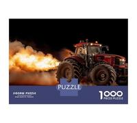 1000 Piece Jigsaws for Teenagers Puzzle Tractor with Flames Jigsaw Puzzle Family Games Hand Speed Race Birthday And Unique Gifts 38x26cm/1000pcs