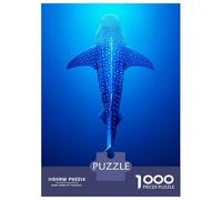 1000 Piece Jigsaws for Teenagers Puzzle Whale Shark Underwater Adult Jigsaw Hands-on Game Pattern Assembly for Is Ideal As A Gift 52x38cm/1000pcs