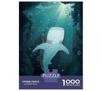 1000 Piece Jigsaws for Teenagers Puzzle Whale Shark Underwater Adult Jigsaw Hands-on Game Pattern Assembly for Is Ideal As A Gift 52x38cm/1000pcs