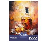 1000 Piece Jigsaws for Teenagers Puzzle Whiskey & Ice -3 Adult Jigsaw Hands-on Game Enhance Memory Difficult And Challenge 70x50cm/1000pcs