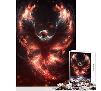 1000 Piece Jigsaws for Teenagers Rising Phoenix Adult Jigsaw Puzzles Enhance Memory Fun Activities at Home Beautiful Design Game (38x26cm)