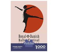 1000 Piece Jigsaws for Teenagers Royal Danish Ballet Festival Adult Jigsaw Hands-on Game Difficult Challenge Gifts for Friends And Family 38x26cm/1000pcs