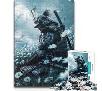 1000 Piece Jigsaws for Teenagers Samurai Warrior Meditation Hand Speed Race Great Gift for And from 14 Years And over (size 50x75cm)