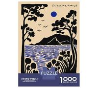 1000 Piece Jigsaws for Teenagers São Vicente, Portugal Landscape Art Adult Jigsaw Hands-on Game Difficult Challenge Gifts for Friends And Family 52x38cm/1000pcs