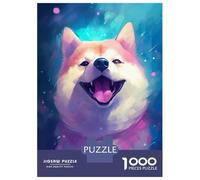 1000 Piece Jigsaws for Teenagers Shiba Inu Dog Puzzle for Adults Hands-on Game Difficult Challenge Educational Challenge 70x50cm/1000pcs