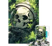 1000 Piece Jigsaws for Teenagers Skeleton Astronaut Help The Brain Exercise For Family Fun Educational Game for Age 14+ Game (50X75cm)