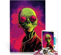 1000 Piece Jigsaws for teenagers Space Alien Challenging Game and Family Play 26x38cm is ideal as gifts for the whole family for and Age 14
