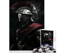 1000 Piece Jigsaws for Teenagers Spartan Prepare to War Jigsaw Puzzles for Teenagers Precision Cutting Educational Challenge Birthday Present, Gifts, (38x26cm)