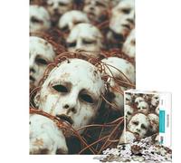1000 Piece Jigsaws for Teenagers Tangled Masks Difficult And Challenge Wall Decoration DIY Toys for 14+ Puzzle Game Offered (38x52cm)