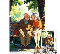 1000 Piece Jigsaws for Teenagers Tenderness in Twilight Educational Games Birthday Present Toy Wall Decor Birthday Present, Gifts, (38x52cm)