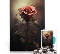 1000 Piece Jigsaws for teenagers The Faded Rose Difficult Hard 26x38cm Enhance love between couples for and 14 Years old
