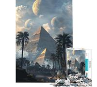 1000 Piece Jigsaws for Teenagers Trinity of The Ancients Educational Game Toys Educational Games Birthday Gifts Pattern Assembly (Size 38x52cm)