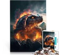 1000 Piece Jigsaws for teenagers Turle fire Help the brain exercise addictive toys to cultivate patience for Home Decoration 26x38cm
