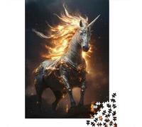 1000 Piece Jigsaws for Teenagers Unicorn Horse Statue Decorative Puzzles for Adults Hands-on Game Presents for Women Gifts for Friends And Family 70x50cm/1000pcs